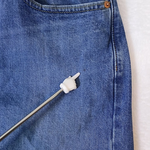 Levis 505 Jeans Mens W40 L30 Blue Classic Fit Straight Leg Denim Work Casual - Picture 16 of 16